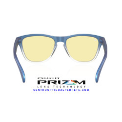 Oakley Frogskins S Matt Cyan/Blue/Clear Shift Fade Prizm Gaming™ 2.0 | Gafas de Sol Originales