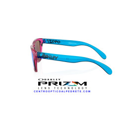 Oakley Frogskins XXS Acid Pink Prizm Sapphire | Gafas de Sol Originales