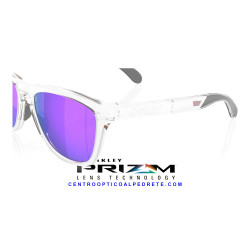 Oakley Frogskins Range XL Matte Clear Prizm Violet | Original Sunglasses