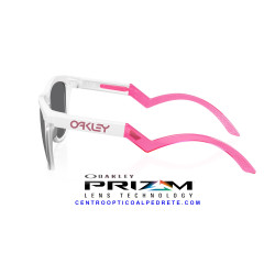 Oakley Frogskins Hybrid Matte White Prizm Black | Gafas de Sol Originales