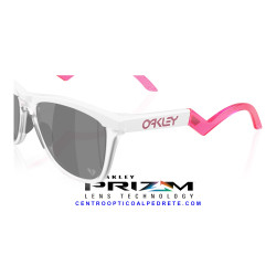 Oakley Frogskins Hybrid Matte White Prizm Black | Gafas de Sol Originales
