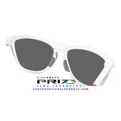 Oakley Frogskins Hybrid Matte White Prizm Black | Gafas de Sol Originales