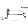 Gafas de sol Ray-Ban Aviator Gunmetal | Crystal Green Polarized Originales