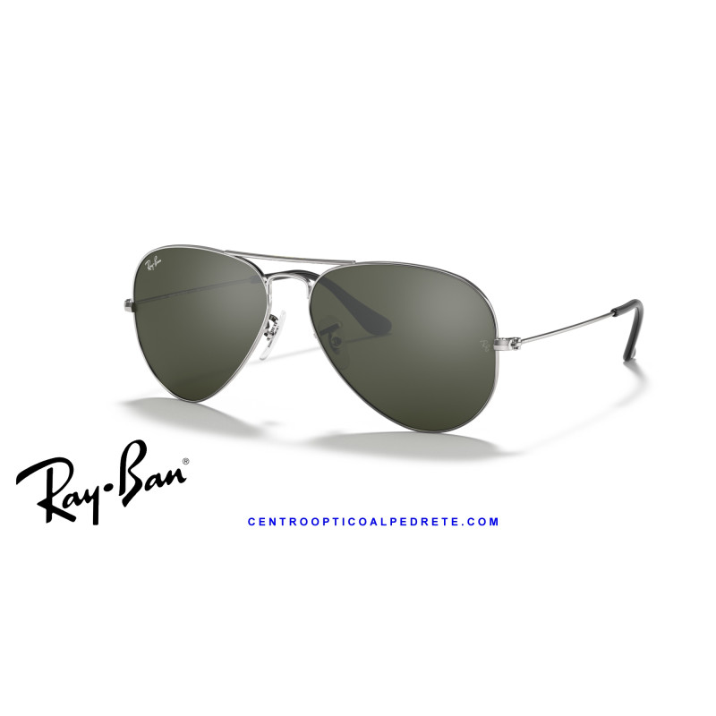 Ray-Ban Aviator Silver | Ray-Ban at Centro Óptico Alpedrete