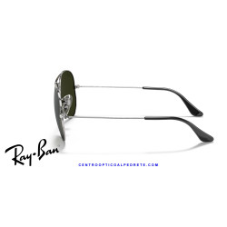 Ray-Ban Aviator Silver | Ray-Ban at Centro Óptico Alpedrete