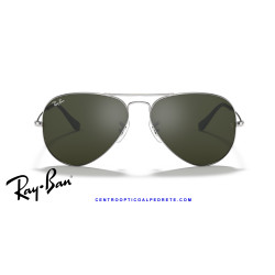 Ray-Ban Aviator Silver | Ray-Ban at Centro Óptico Alpedrete