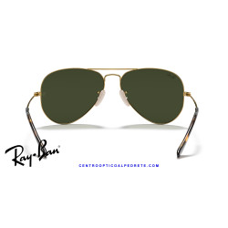 Ray-Ban Aviator Arista Gold Sunglasses | G-15 Green | Official Retailer