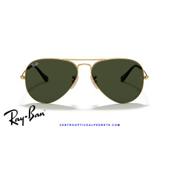 Ray-Ban Aviator Arista Gold Sunglasses | G-15 Green | Official Retailer
