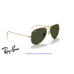 Ray-Ban Aviator Arista Gold Sunglasses | G-15 Green | Official Retailer