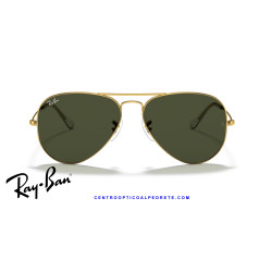 Ray-Ban Aviator Arista Gold Sunglasses | G-15 Green | Official Retailer