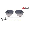 Gafas de sol Ray-Ban Aviator Gunmetal | Blue-Grey Gradient Polarized Originales