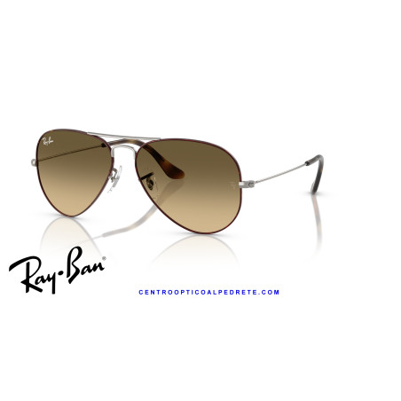 Gafas de sol Ray-Ban Aviator Havana | Brown Gradient | Óptica en Madrid
