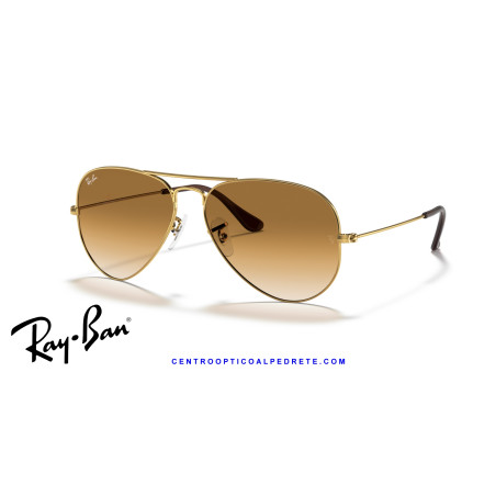 Ray-Ban Aviator Arista / Light Brown Gradient | Centro Óptico Alpedrete