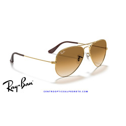 Ray-Ban Aviator Arista / Light Brown Gradient | Centro Óptico Alpedrete
