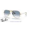 Gafas de sol Ray-Ban Aviator Arista Gold | Light Blue Gradient Originales