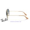 Gafas de sol Ray-Ban Aviator Arista Gold | Light Blue Gradient Originales