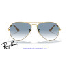 Gafas de sol Ray-Ban Aviator Arista Gold | Light Blue Gradient Originales