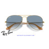 Gafas de sol Ray-Ban Aviator Arista Gold | Light Blue Gradient Originales