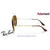 Gafas de sol Ray-Ban Aviator Arista Gold | Brown Polarized | Óptica en Madrid