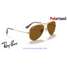 Gafas de sol Ray-Ban Aviator Arista Gold | Brown Polarized | Óptica en Madrid