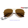 Gafas de sol Ray-Ban Aviator Arista Gold | Brown Polarized | Óptica en Madrid