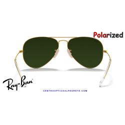 Ray-Ban Aviator Gold Sunglasses | Blue Flash Polarized | Genuine Ray-Ban