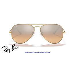 Ray-Ban Aviator Arista Gold Sunglasses | Silver-Pink Mirror | Genuine Ray-Ban