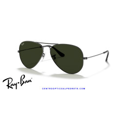 Ray-Ban Aviator Large GunMetal | Ray-Ban at Centro Óptico Alpedrete
