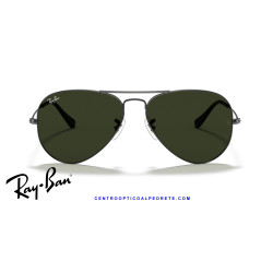 Ray-Ban Aviator Large GunMetal | Ray-Ban at Centro Óptico Alpedrete