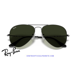 Ray-Ban Aviator Large GunMetal | Ray-Ban at Centro Óptico Alpedrete