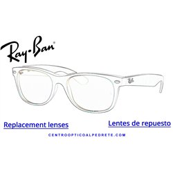 Original Ray-Ban New Wayfarer Clear Replacement Lenses (RB2132 - 901/BF)