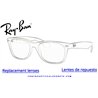 Original Ray-Ban New Wayfarer Clear Replacement Lenses (RB2132 - 901/BF)