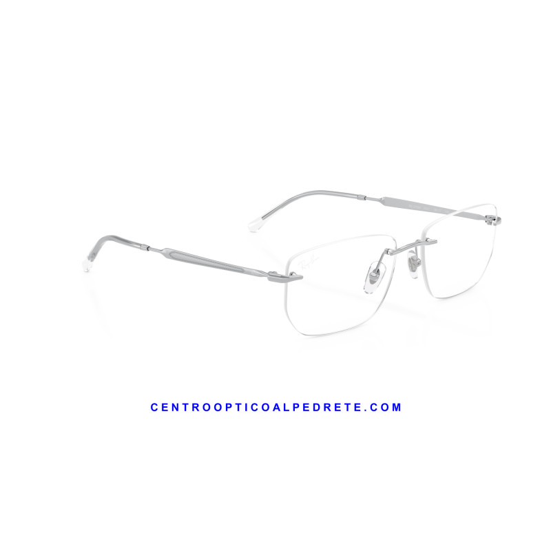 Ray-Ban RX3768V Silver Prescription Glasses | Ray-Ban at Centro Óptico Alpedrete