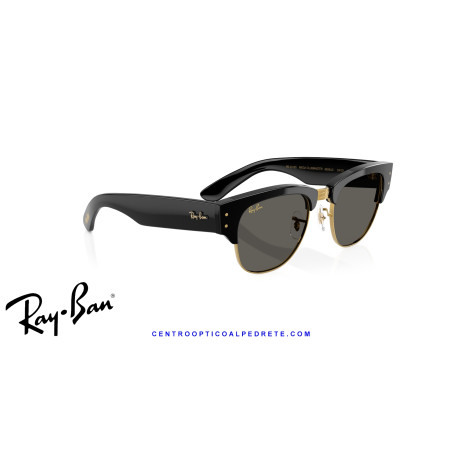 Ray-Ban Mega ClubMaster Black On Gold | Ray-Ban at Centro Óptico Alpedre