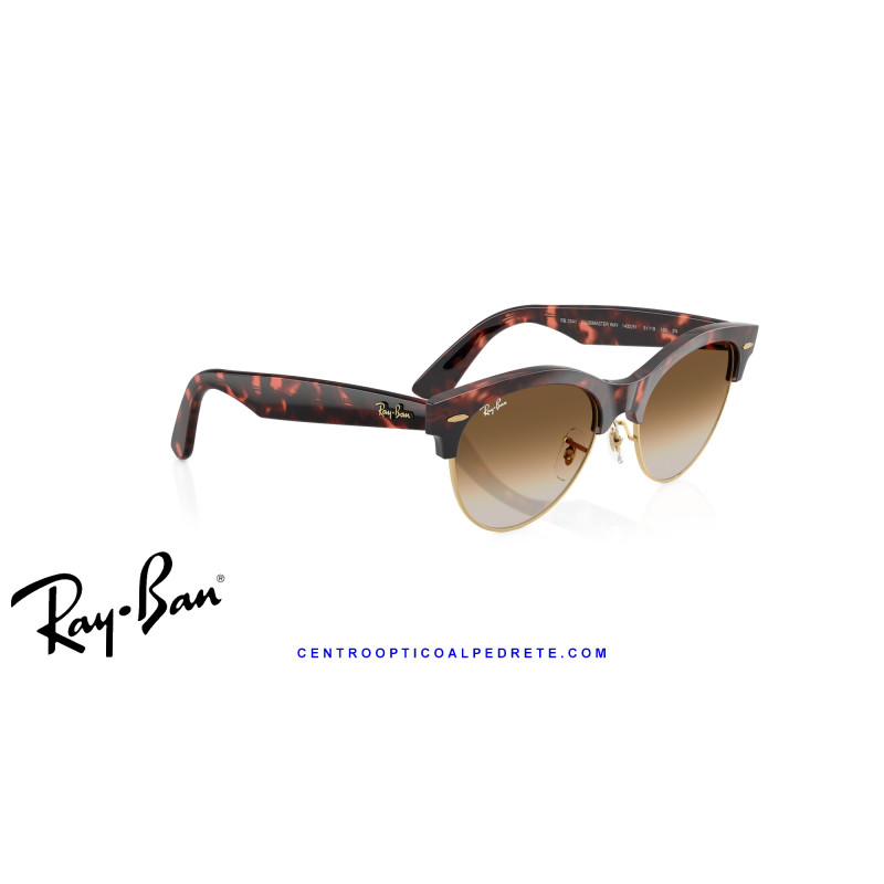 Gafas de sol Ray-Ban ClubMaster Way Pink Tortoise On Gold | Óptica en Madrid