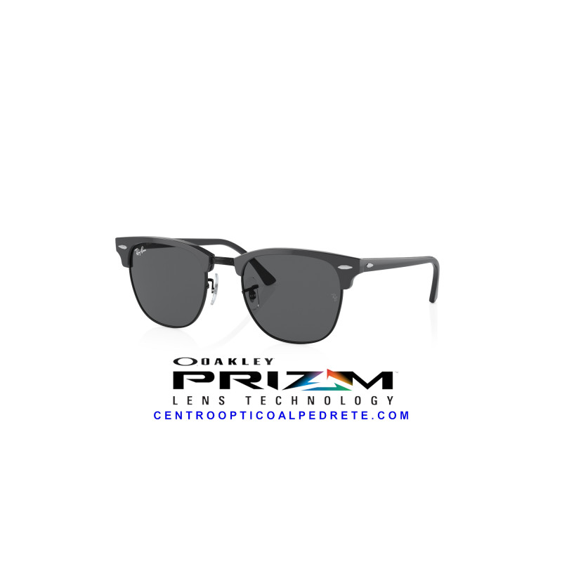 Gafas de sol Ray-Ban Clubmaster Grey On Black | Dark Grey | Distribuidor Oficial