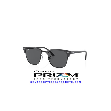 Gafas de sol Ray-Ban Clubmaster Grey On Black | Dark Grey | Distribuidor Oficial