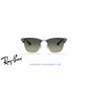 Gafas de sol Ray-Ban ClubMaster Metal Black On Silver con lentes Grey Gradient