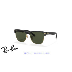 Ray-Ban ClubMaster Oversized Black On Gold | Ray-Ban at Centro Óptico Al