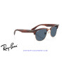 Ray-Ban ClubMaster Reverse Striped Havana On Rose Gold | Centro Óptico Alpedrete
