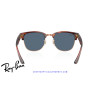 Ray-Ban ClubMaster Reverse Striped Havana On Rose Gold | Centro Óptico Alpedrete
