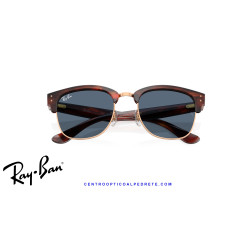 Ray-Ban ClubMaster Reverse Striped Havana On Rose Gold | Centro Óptico Alpedrete