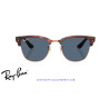 Ray-Ban ClubMaster Reverse Striped Havana On Rose Gold | Centro Óptico Alpedrete