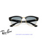 Gafas de sol Ray-Ban ClubMaster Reverse Black On Gold | Centro Óptico Alpedrete