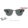 Ray-Ban ClubMaster Reverse Transparent Dark Grey On Gunmetal | Centro Óptico