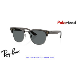 Ray-Ban ClubMaster Reverse Transparent Dark Grey On Gunmetal | Centro Óptico