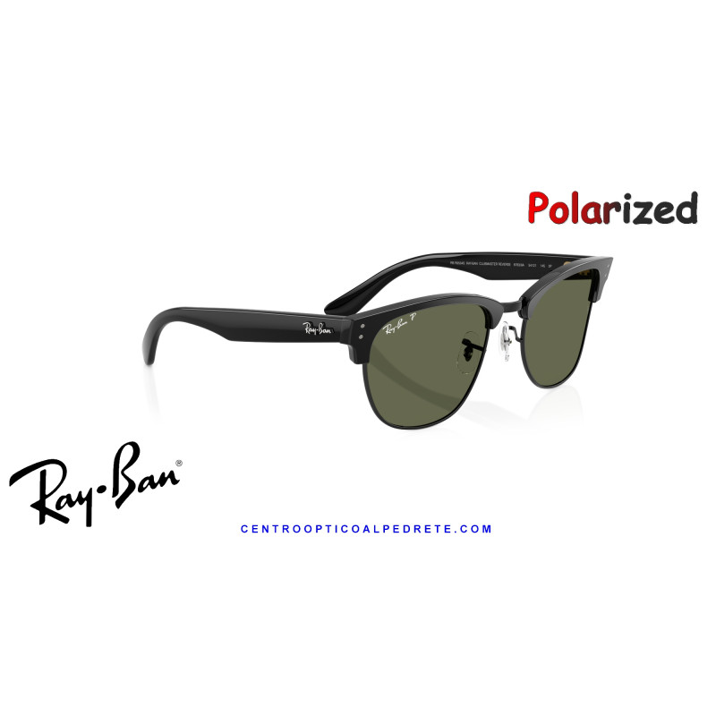 Gafas de sol Ray-Ban ClubMaster Reverse Black On Black | Centro Óptico Alpedrete