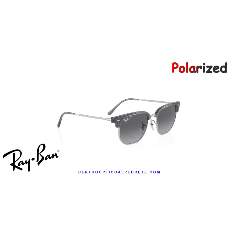 Ray-Ban New ClubMaster Opal Blue On Silver Sunglasses | Centro Óptico Alpedrete