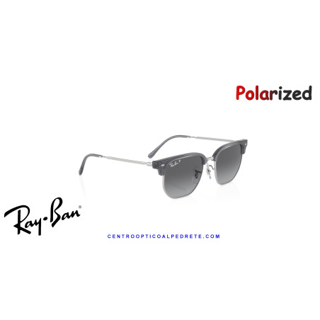 Ray-Ban New ClubMaster Opal Blue On Silver Sunglasses | Centro Óptico Alpedrete