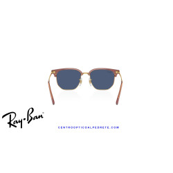 Ray-Ban New ClubMaster Opal Pink On Gold Sunglasses | Centro Óptico Alpedrete